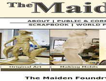 Tablet Screenshot of maidenfoundry.com